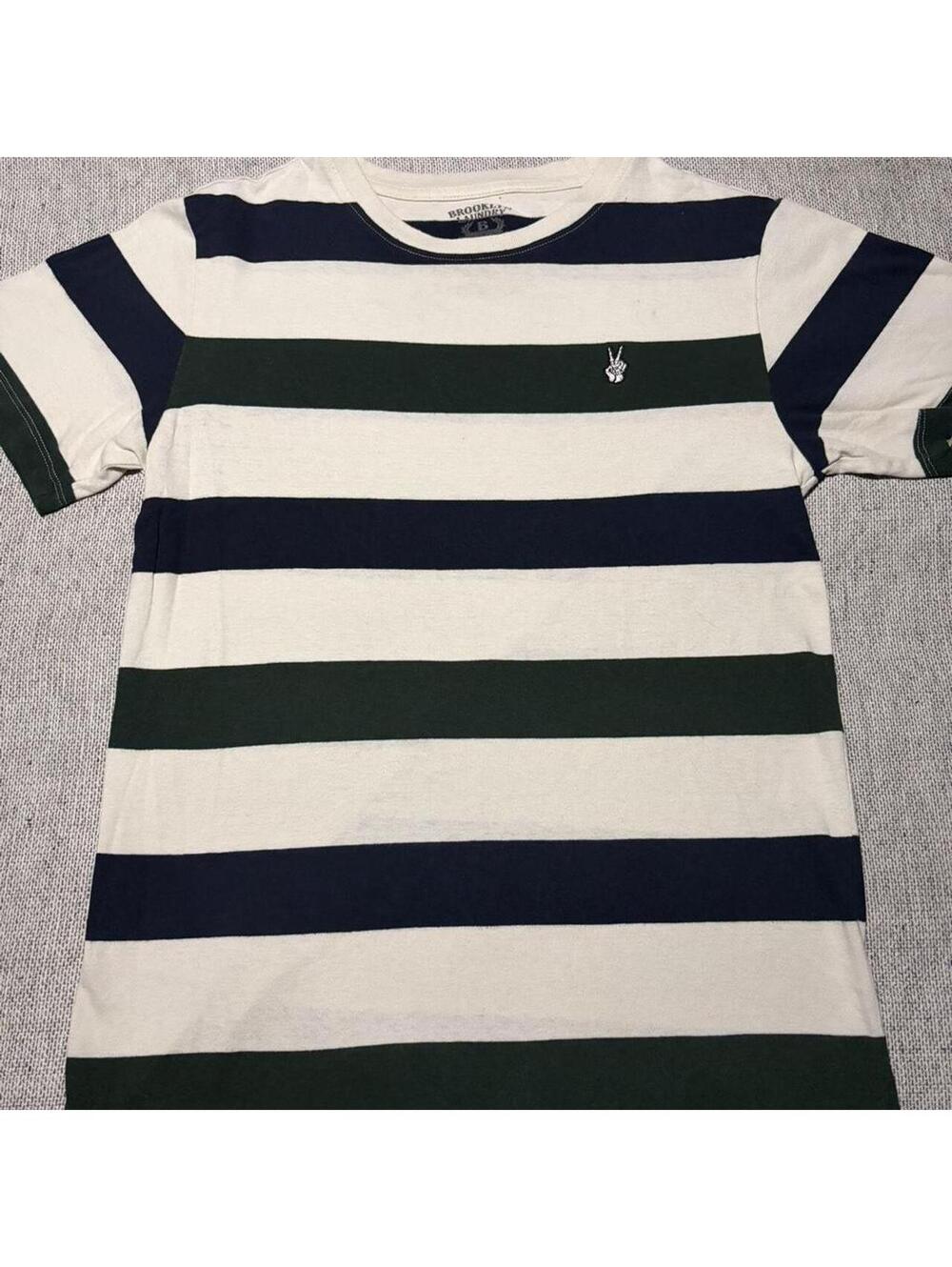 Brooklyn Tailors Men's Multi and White Tshirt